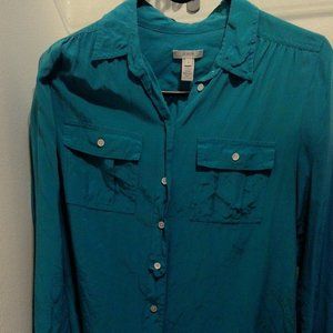J. Crew Button up Blouse in Size 4 Pre-owned